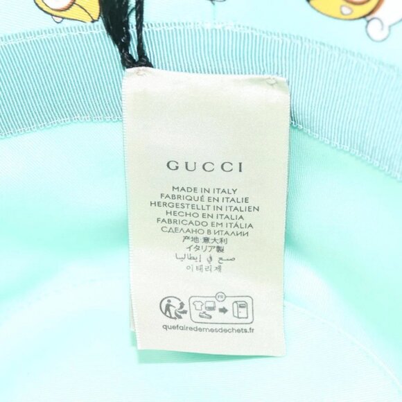 GUCCI Cap Canvas M Light Green - Picture 14 of 15